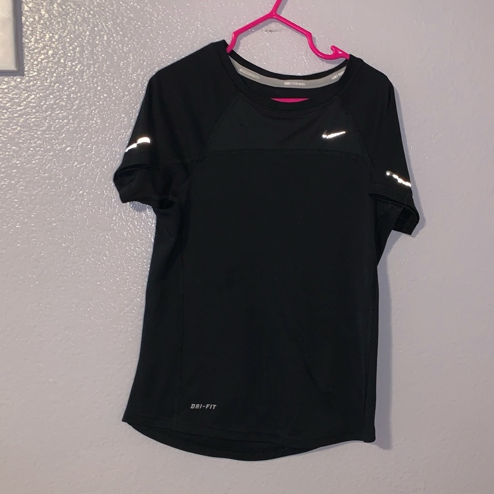 Nike Dri Fit black athletic short sleeve shirt